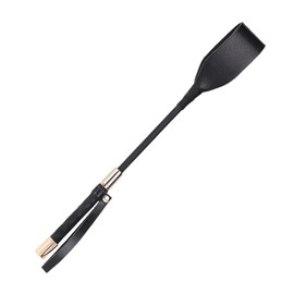 Modurio Horse Crop 33cm Mini Leather Riding Crop, Hobby Horse Accessories, Anti-Slip Grip, Lightweight & Durable