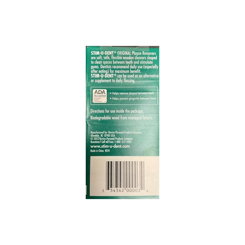 Special Pack of 5 STIM-U-DENTS Mint Flav 9245 100 per