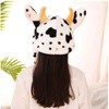 amaletPlay Cow Hat, Movable Ears, Kigurumi Cap, Ox Zodiac Cow