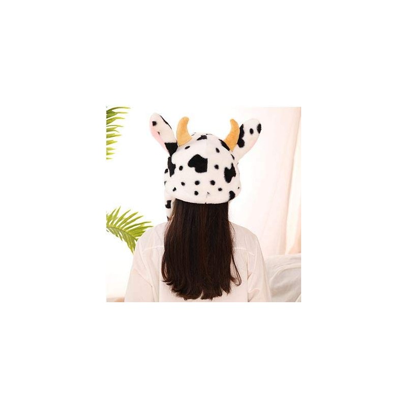 amaletPlay Cow Hat, Movable Ears, Kigurumi Cap, Ox Zodiac Cow