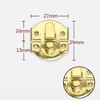25PCS Box Latch,Antique,Toggle Catch Latch Clasp,Gold Decorative Hasp,Jewelry Box Lock
