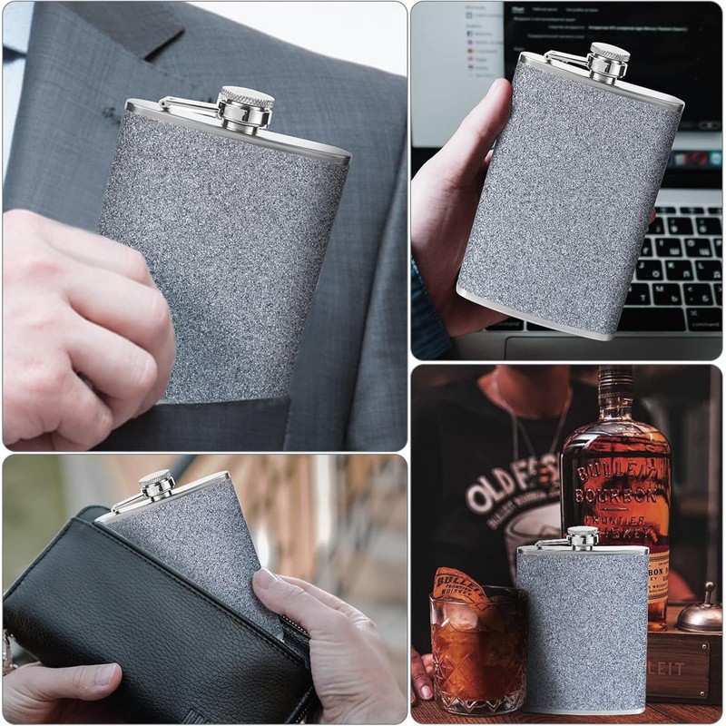 Hip Flask, Hip Flasks for Men, Flask Alcohol, Suitable Hip