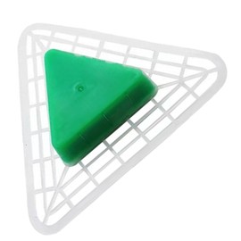 LALAFINA Urinal Screens Deodorizer Triangle Urinal Scented Mats for Odor Control Bathrooms Restrooms and Offices Easy to Use and Color