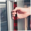 Tofficu 1Set Refrigerator Handle Cover Skin Friendly Protector for Kitchen