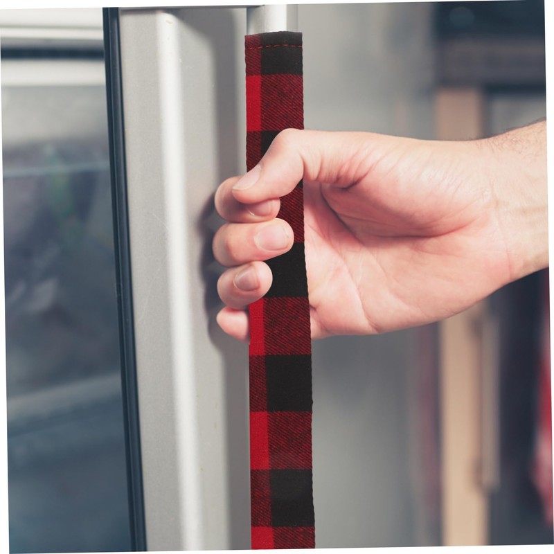 Tofficu 1Set Refrigerator Handle Cover Skin Friendly Protector for Kitchen