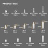 Ewwtrey 335 Pcs M2.5 Male Female Nylon Spacer Standoff Screw