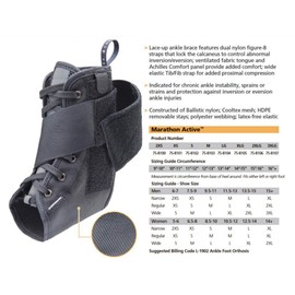 Corflex Marathon Active Lace-Up Ankle Brace - 3X-Large