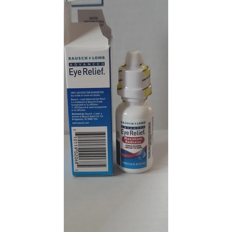 Bausch & Lomb Advanced Eye Maximum Redness Reliver, 0.5 Fl