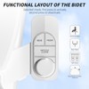 SAMODRA Non-Electric Bidet - Self Cleaning Dual Nozzle (Frontal and