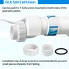 Salt Cell Union for Hayward Salt Chlorine Generators, 2" GLX-Cell-Union