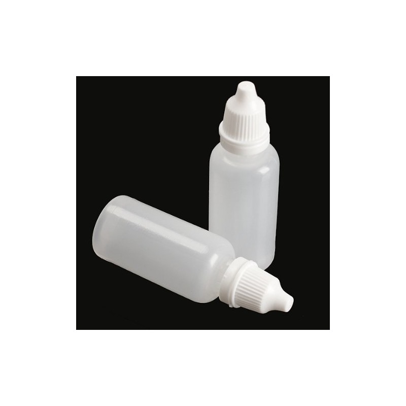 LASSUM 10PCS 15ml Empty Plastic Dropper Bottle Squeezable Eye Liquid