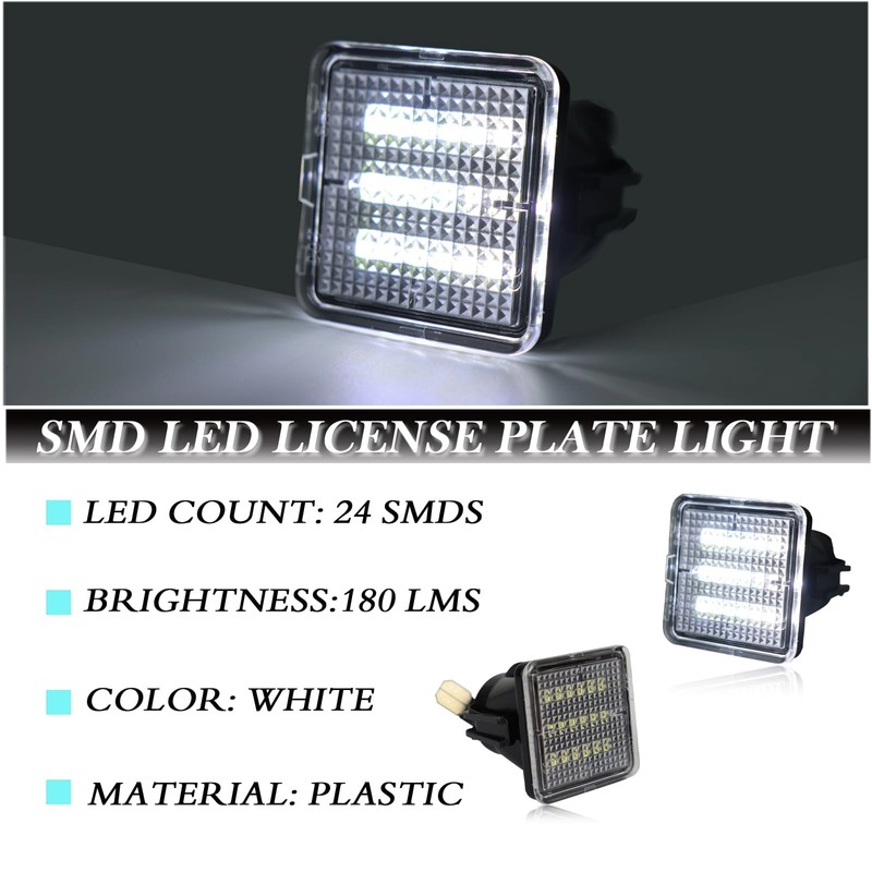 ULTRALTH LED License Plate Light Kit for Toyota Tacoma 2016-2023