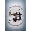 High-quality wooden sign 18 x 12 x 1 cm sewing