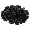 sourcing map Pack of 100 Rubber End Caps 6 mm