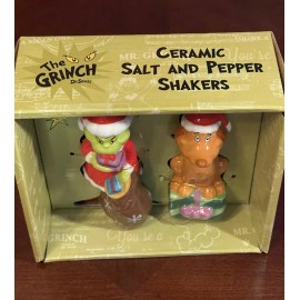Dr Seuss The Grinch And Max Holiday Salt And Pepper Shakers Christmas Grinchmas
