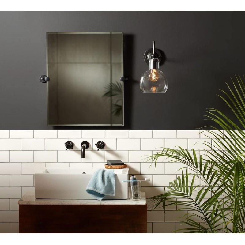 GE Vintage Style LED Globe Light Bulb, 5 Watts (60