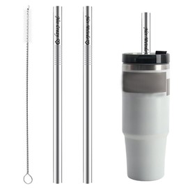 Stainless Steel Straws Gifts for Boyfriend Girlfriend Birthday Gifts for Husband Wife Birthday Christmas Gifts for His Crazy Her Weirdo Straw Couples Gifts for Women Men,12in Long,0.3in Wide