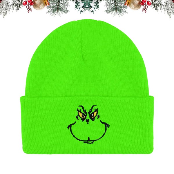 ALLY-MAGIC Christmas Beanie Hat, Stretchy Knit Beanie Hats Soft Warm