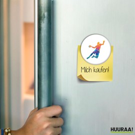 Huuraa Magnetic Handball Colourful Silhouette Gift 59 mm Bottle Opener Handball Gift Idea