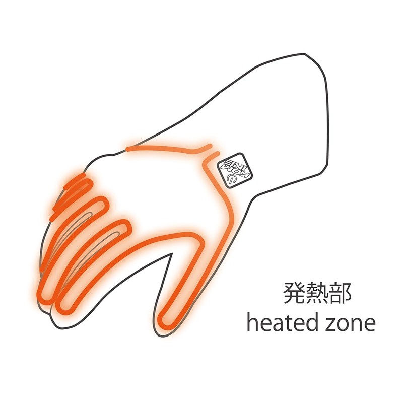 Komine GK-804 Electrically Heated Gloves CASSIUS, model: 06-804, blk