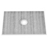Lightweight 48x72 Inch Shower Curb Kit Central Drain Rectangular Modern