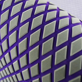 KT GuoMei98.4 X43.31 The Latest Product EVA Foam Boat Decking Self-Adhesive Marine Yacht RV Pool Boat Flooring Non-Skid (Light Gray and Purple, 98.4"X43.31", Tiny Diamond Streaks)