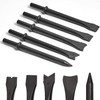 5pcs Pneumatic Hammer Chisel Bits, Air Hammer Attachments Air Chisel
