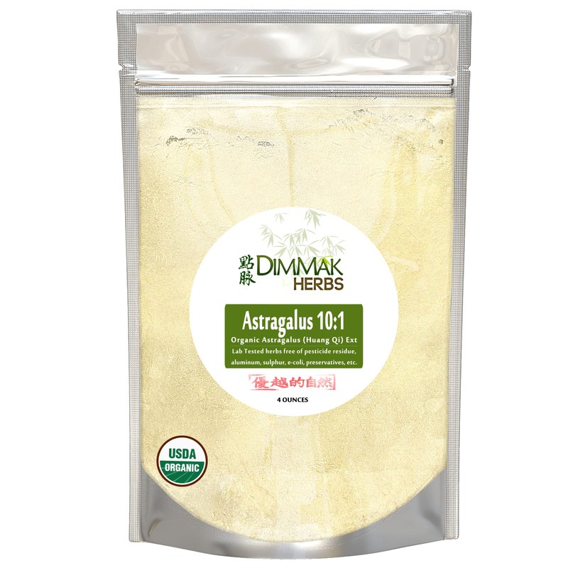 Dimmak Herbs Organic Astragalus Root Extract 10:1 Powder (Ultra Potent