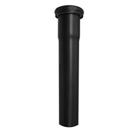 Westbrass A420-62 1-1/4" x 8" Slip Joint Extension Tube, Matte Black