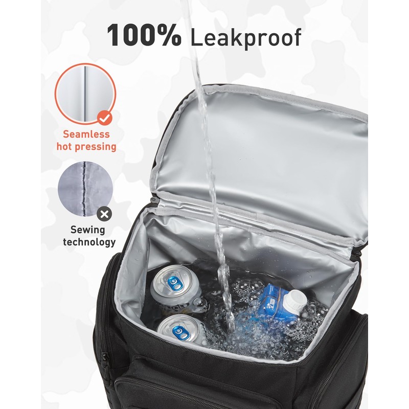 TOURIT 30L (42 Cans) Tactical Cooler Backpack – Military-Grade Insulated
