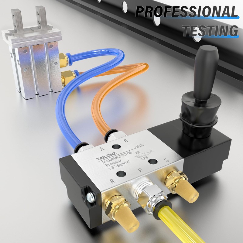 TAILONZ PNEUMATIC 1/4" BSP 5 Way 3 Position Air Hand