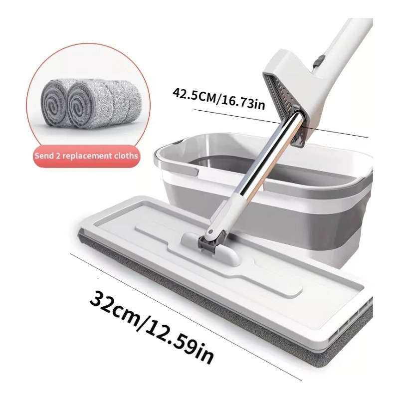Cthtbs Trapeador Mop Y Cubo Exprimidor Limpieza Juego Fregonas