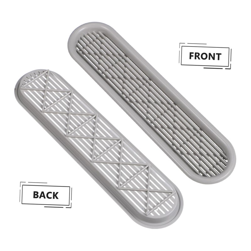 Gatuida 4pcs Plastic Ventilation Grille for Wardrobe and Shoe Cabinet