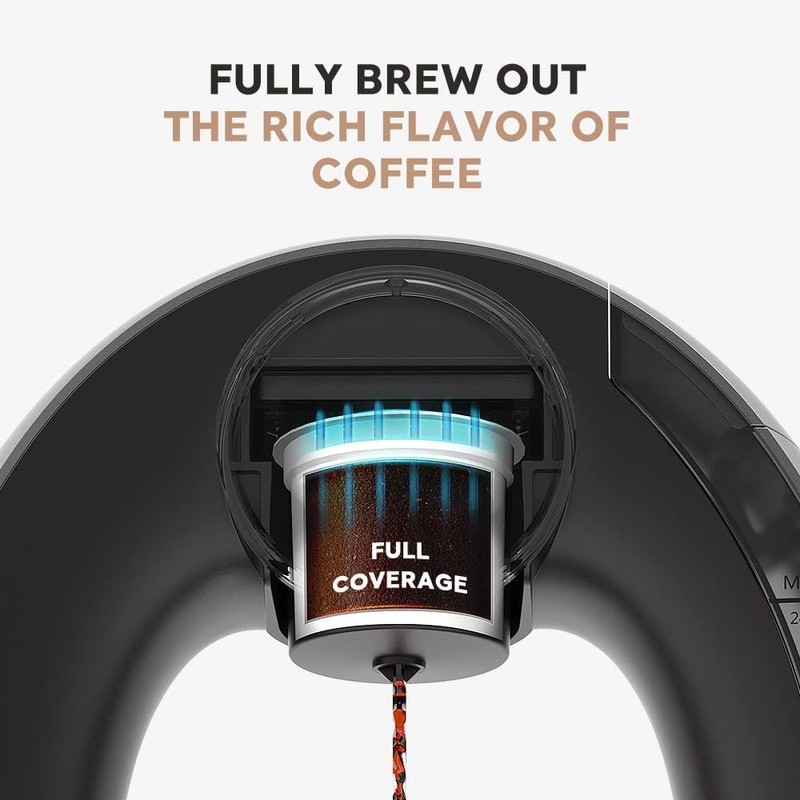 BENFUCHEN Pod and Grounds Single-Serve Coffee Maker, 2 in 1