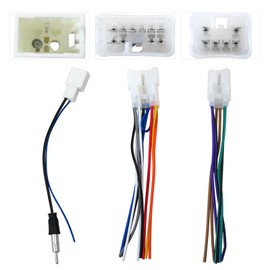 INGQI New Radio Wire Harness + Antenna Adapter Replacement Kit for Toyota Camry Hybrid LE Sedan 4-Door 2.5L 2494CC 152Cu. in. l4 Full Hybrid EV-Gas (FHEV) DOHC Naturally Aspirated 2012