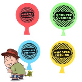 4 Pcs Whoopee Cushion, Whoopie Cushions, Whoopee Cushion Kids, Fart Bomb, Gas Sounds Noise Pranks Jokes Tricky Toy - Funny Birthday Joke Prank Present Christmas Stocking Filler Toy