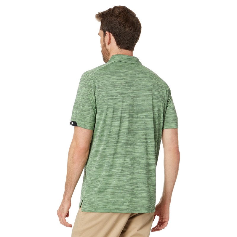 Oakley Men's Gravity Pro Polo, New Jade Heather, Large