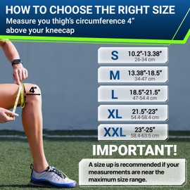 DR. BRACE ELITE Knee Brace with Side Stabilizers & Patella Gel Pads for Maximum Knee Pain Support and fast recovery for men and women- Please Check How To Size Video (Zeus, X-Large)