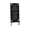 Lifeforce Glass The Prayer of St. Francis Inspirational Glass Plaque.
