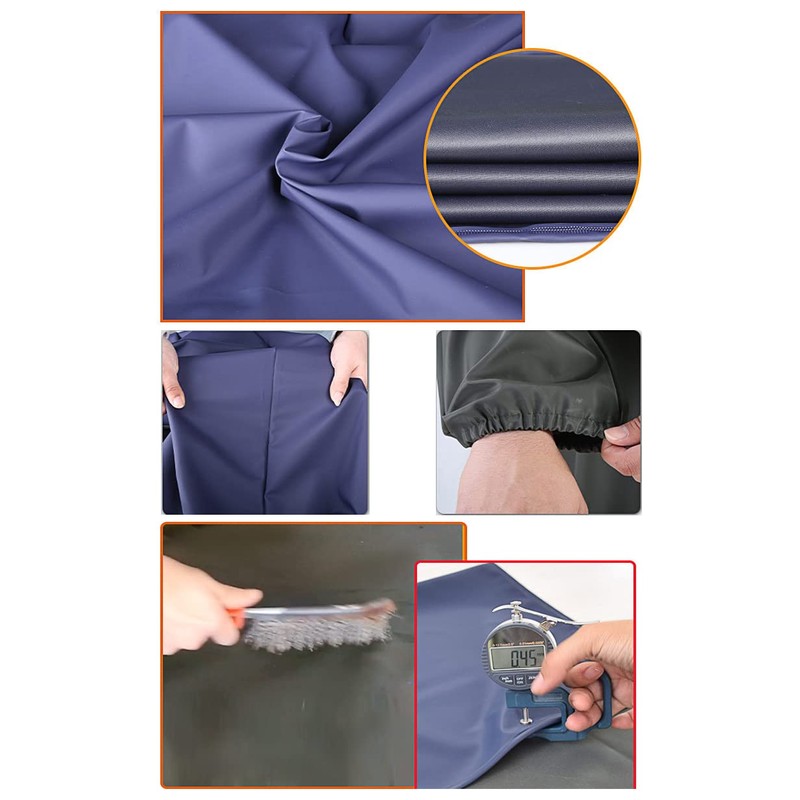 Full Sleeve Waterproof Knit Apron Gown - Windproof and Chemical