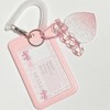 Tivleed Acrylic Kpop Photocard Holder with Heart/Star Pendant Keychain, 2