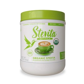 Stevita Organic Stevia - 16 oz - Stevia & Erythritol All-Natural Sweetener, No Calories - USDA Organic, Non-GMO, Vegan, Keto, Paleo, Gluten Free - 454 Servings