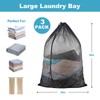 EyvirQic 3 Pack Large Mesh Laundry Bag, 24 x 36