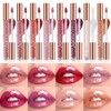 Brillo labial transparente con brillo, voluminizador, hidratante de alta calidad