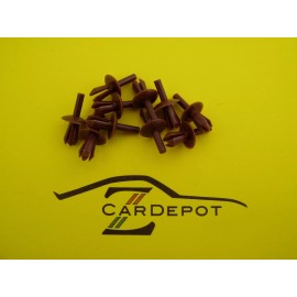n/a Datsun 240Z 260Z 280Z 1970-78 Interior Panel Rivet Clips Fastener Brown Kit 003