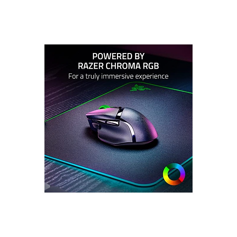 Razer Basilisk V3 X HyperSpeed - Ratón Gamer Inalámbrico Ergonómico