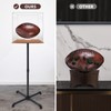 Junway Football Display Case Full-Size Acrylic Box with Solid Wood