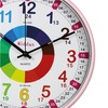 Kiddus Children's Wall Clock Analogue Time Teacher with Time Learning