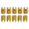sourcing map Self Tapping Threaded Inserts, 15pcs Inner M3-0.5 Outer