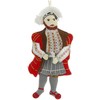 Henry VIII Ornament - St. Nicolas - Embroidered Ornament - Zari